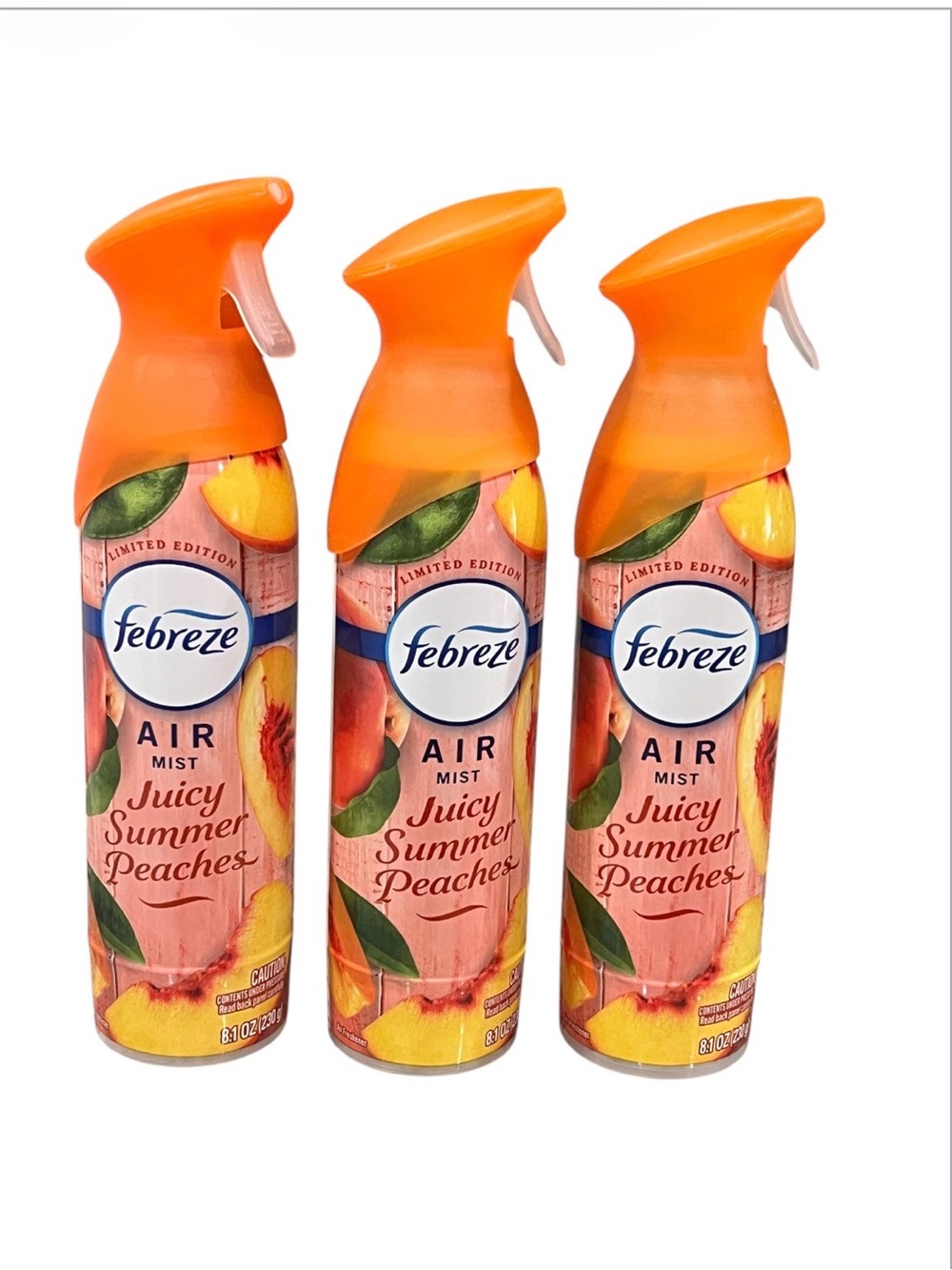 Limited edition Febreze holiday air mist we're pack of 3